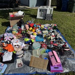 Free kitchen items, cothes, toys, and other things