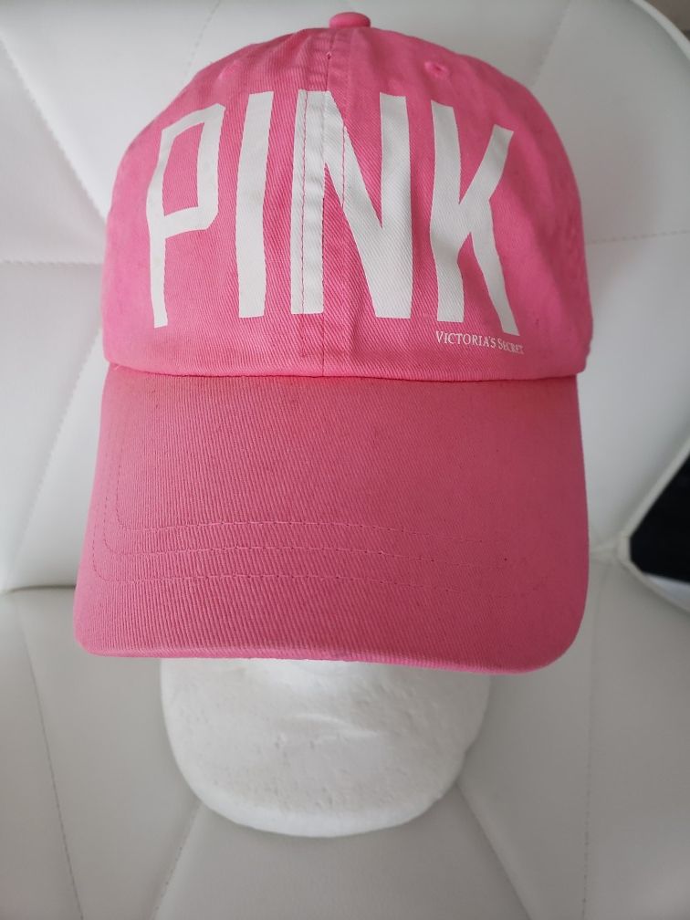 Pink VS hat