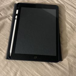 IPad 9th Generation (with Apple pencil & Case)