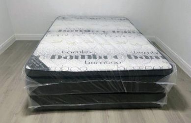 $199 Queen pillow top mattress only brand new free delivery same day