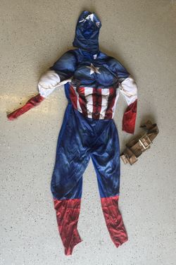 Adult Captain America Costume 