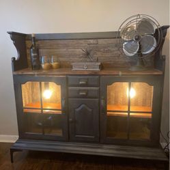 Refinished Bar Cabinet 