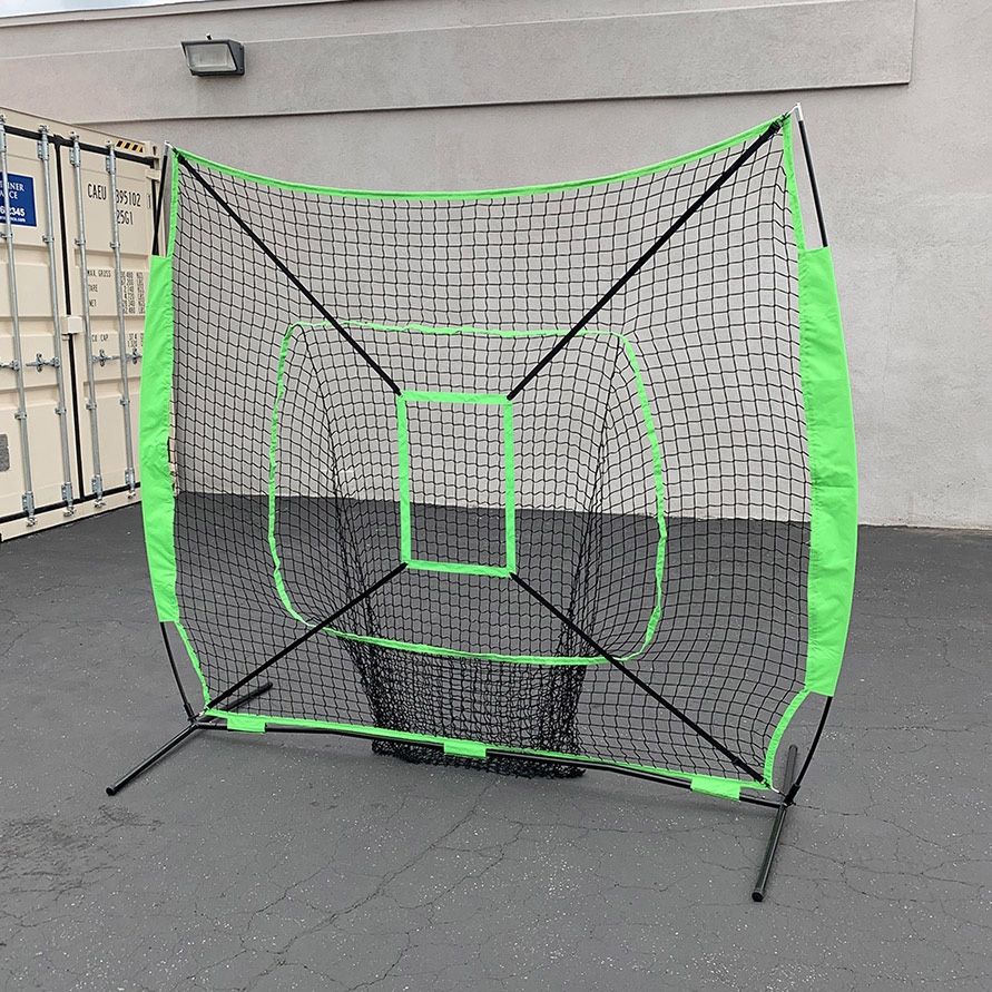 (NEW) $55 Baseball Softball Practice Net Hitting Batting Pitching Training Set w/ Carry Bag