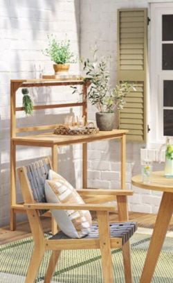 Studio McGee Hutch/Serving Cart/Bar Table
