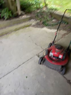 Troy built push mower