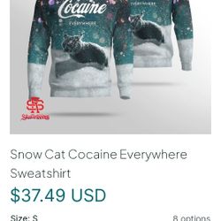 (New) Snow ❄️  CAT Sweatshirt!!