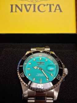 Invicta Pro Diver Watch Teal Dial