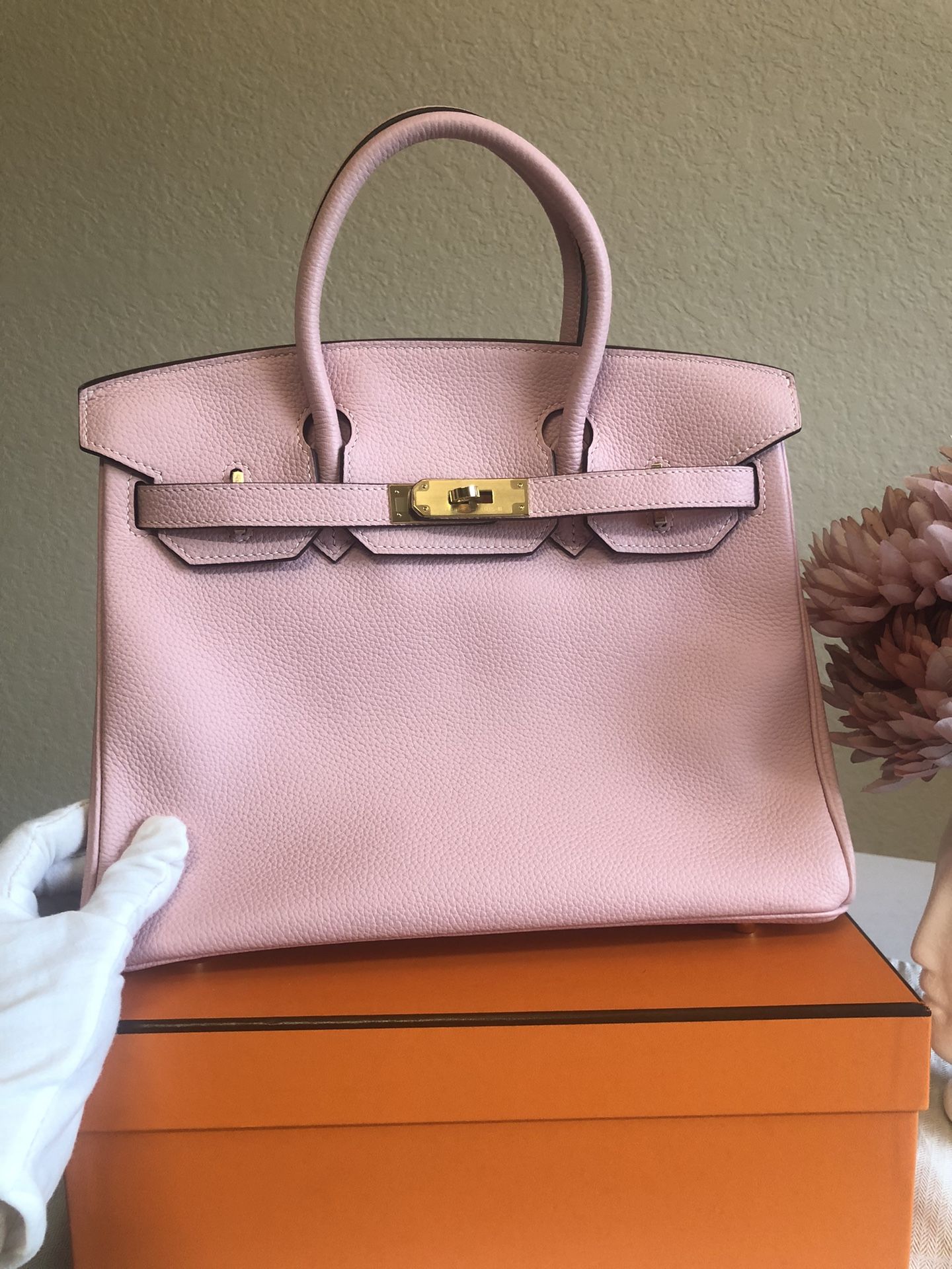 Rare Pink Sakura Hand Bag Birkin 30 🌸