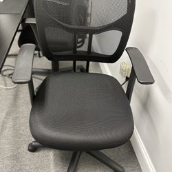 2 Person Desk With 2 Chairs 
