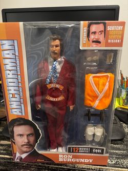 Ron Burgundy anchorman Will Ferrell action figure
