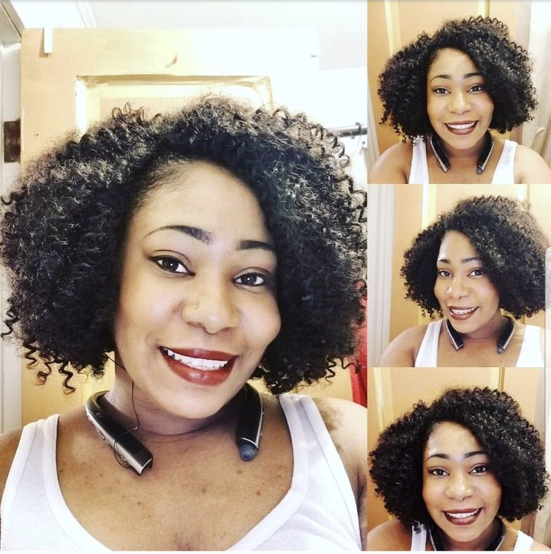 3 bundles of beautiful kinky curly (14", 16", 18")