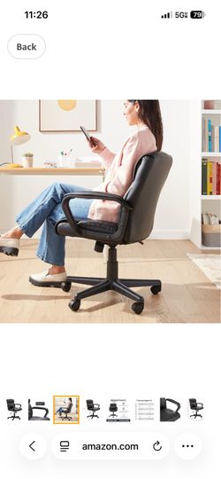 Brand new adjustable office chair retails 100
