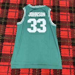 Brand New Magic Johnson Jersey Michigan State Spartans Adult Large