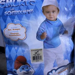 Smurf’s Costume 12-18 Months  