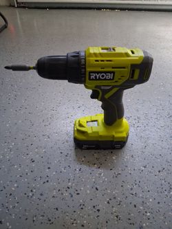 Ryobi drill with battery