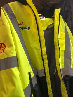 MENS INSULATED NEON WORK JACKET 3