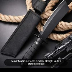 Straight Knife With Cover. 