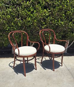 Mid Century Modern Bent Wood Chair Set