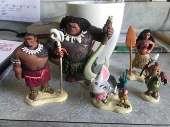 Moana Disney figures (all 5)