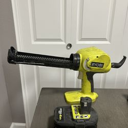 Ryobi Electric Caulking Gun With Lithium 18v Ryobi Battery 