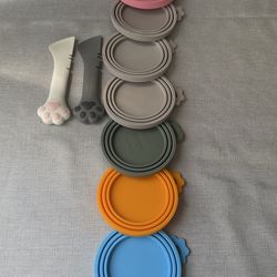 Silicone cat canned covers