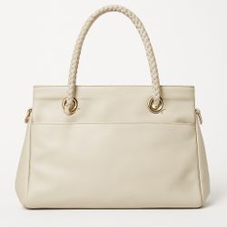 ​✨ Shine On! ✨ Authentic Lancôme Gold Tote with Braided Handles - Like New!