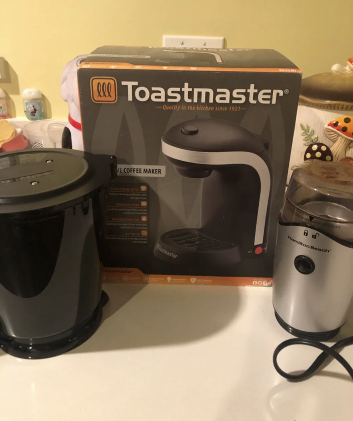 Toastmaster single coffee maker n more All for $10.00