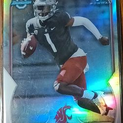 Cameron Ward 2022 Bowman U Refractor Washington State Tennessee Titans 