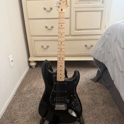 Fender Player Stratocaster HSS Black Solid Body Electric Guitar