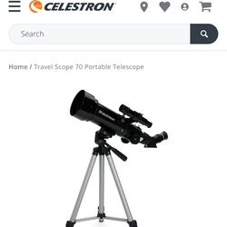 Celestron TRAVEL SCOPE 70 PORTABLE TELESCOPE