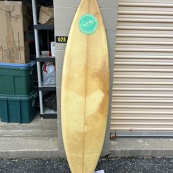 LOCAL PICK UP BRICK NJ RARE Vintage 64" Surfboard Grant Miller For Restoration