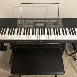 Piano Casio LK-265 With Bench And Stand