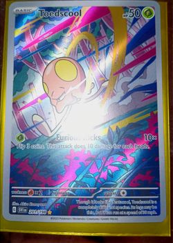 Toedscool 201/198 Pokémon Card SVI Illustration Rare**TAKING OFFERS **