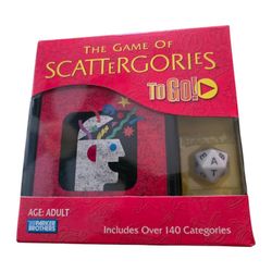 Game of Scattergories To Go Travel Game Parker Brothers