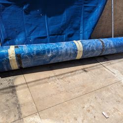 FREE - Pool Cover Roller and Solar Blanket
