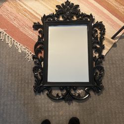 Black Deco Mirror