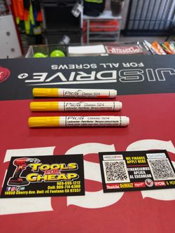 PICA CLASSIC 524 PAINT MARKER- YELLOW $5 EACH