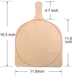 Cutting board wood pizza