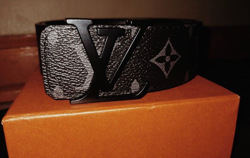Blacked Out Loui Vuitton Belt