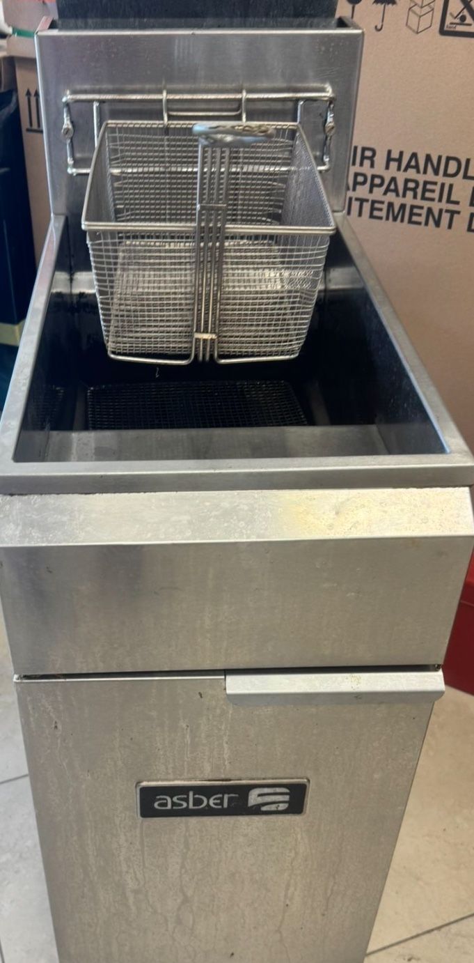 ASBER NAUTRAL GAS FRYER 40 lbs