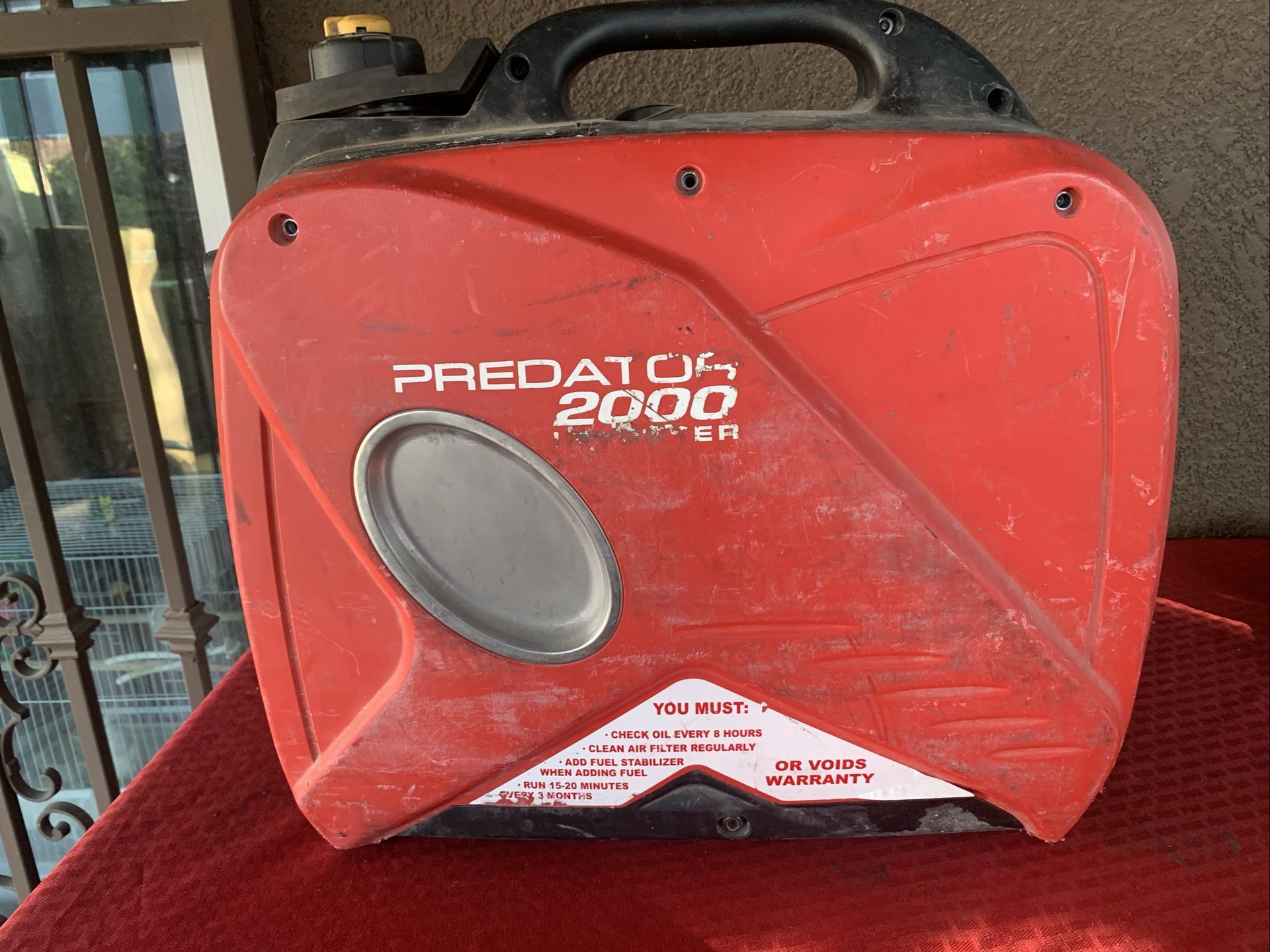 Predator 2000 Watt Super Quiet Inverter Generator with CO Secure Technology
