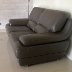 Leather couch