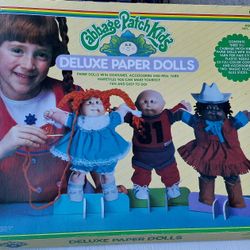 Vintage Cabbage Patch Doll Paper Dolls Kit