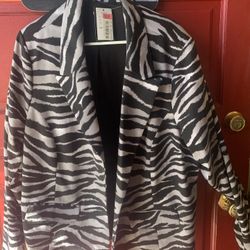 #zebra Print #jacket #new #2x #size 22 #ladies