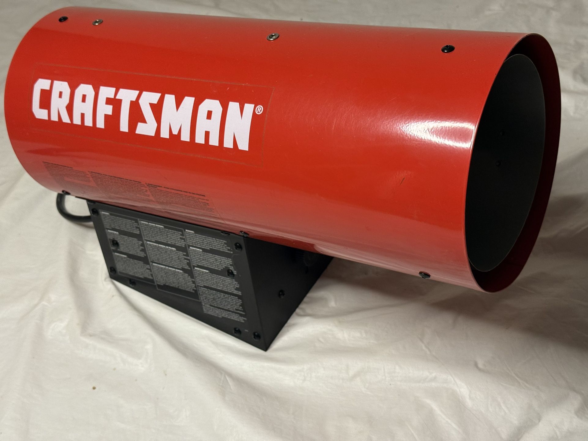 π₯ CRAFTSMAN 60,000 BTU Propane Torpedo Heater β Like new β $75π₯