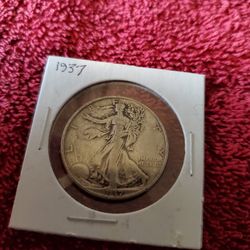 1937 Walking  Liberty  Half  Dollar