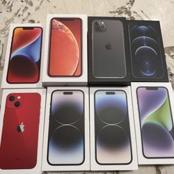 8 iPhone Boxes Lot