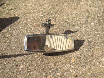 Vintage 1960 inside view mirror chrome