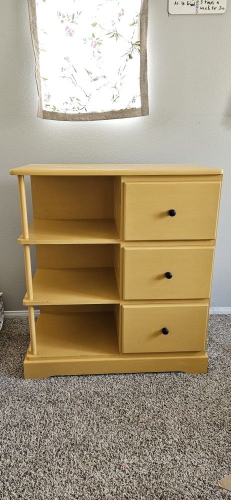 Yellow Dresser Or Storage