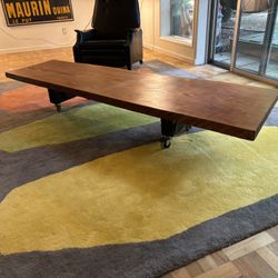 Live Edge Solid Wood Coffee Table 